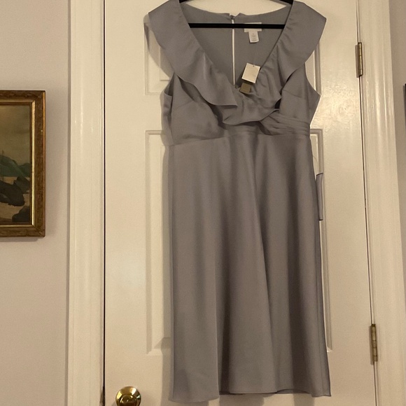 J.Crew Dress in Silver Size 16 NWT - Picture 1 of 7